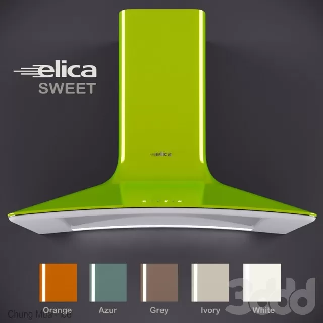 3DSKYFREE – KITCHEN - COOKER HOOD 3DS MAX MODELS