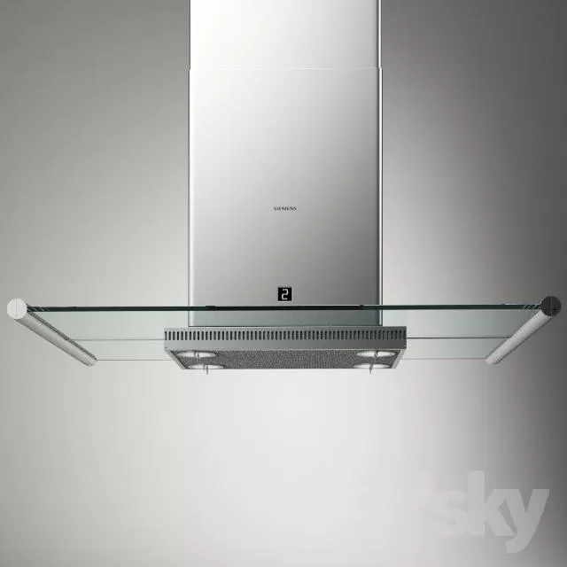 3DSKYFREE – KITCHEN - COOKER HOOD 3DS MAX MODELS