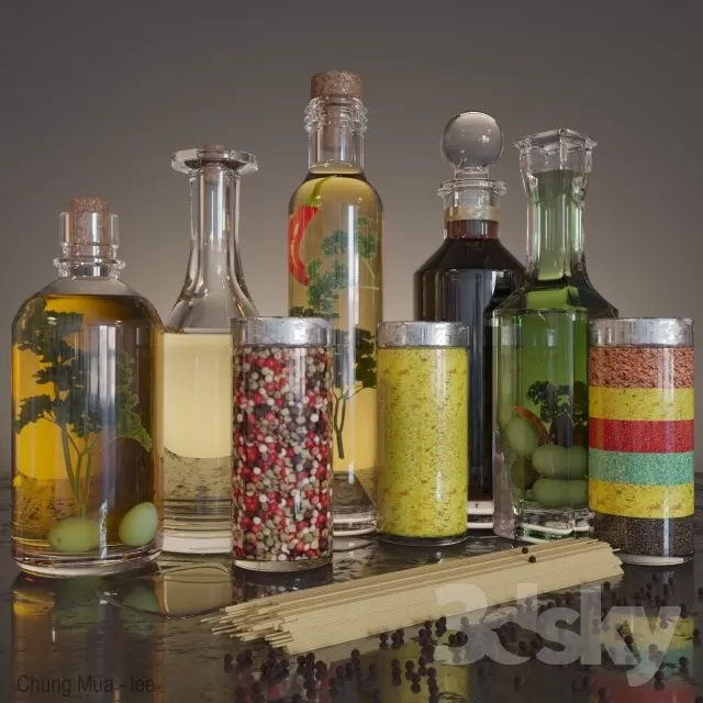 KITCHEN - DRINK 3D MODELS
