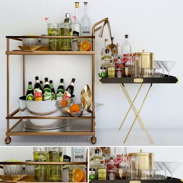 3DSKYFREE – KITCHEN - DRINK 3DS MAX MODELS