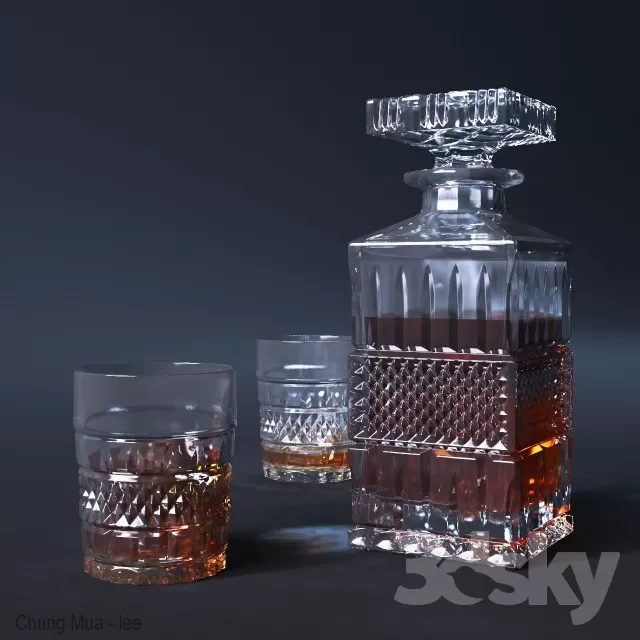 3DSKYFREE – KITCHEN - DRINK 3DS MAX MODELS