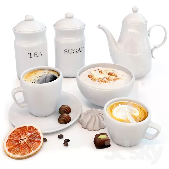 3DSKYFREE – KITCHEN - FOOD 3DS MAX MODELS