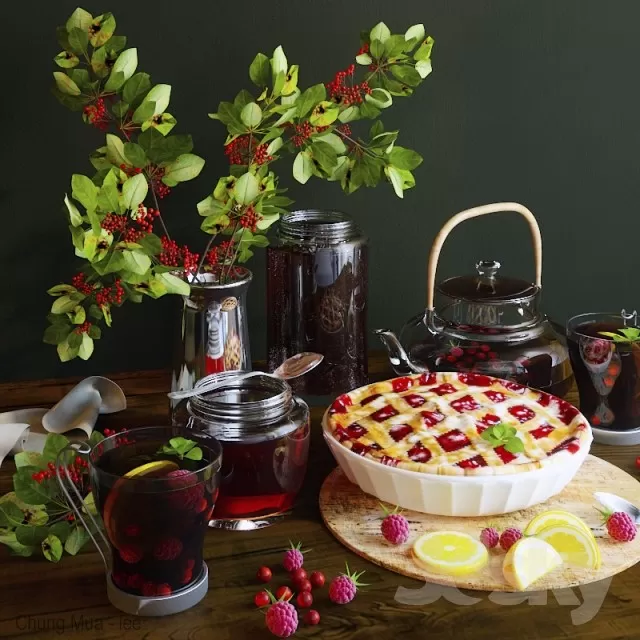 3DSKYFREE – KITCHEN - FOOD 3DS MAX MODELS