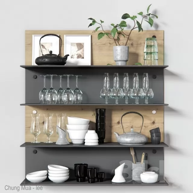 3DSKYFREE – KITCHEN - FOOD 3DS MAX MODELS