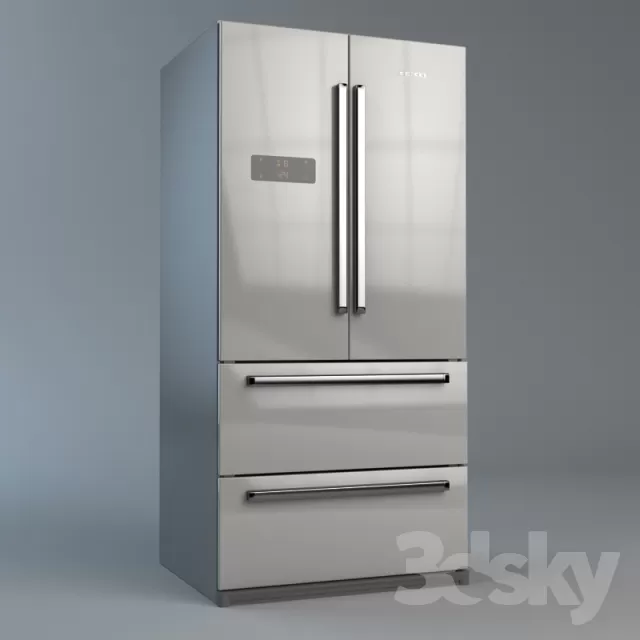 3DSKYFREE – KITCHEN - FRIDGE 3DS MAX MODELS