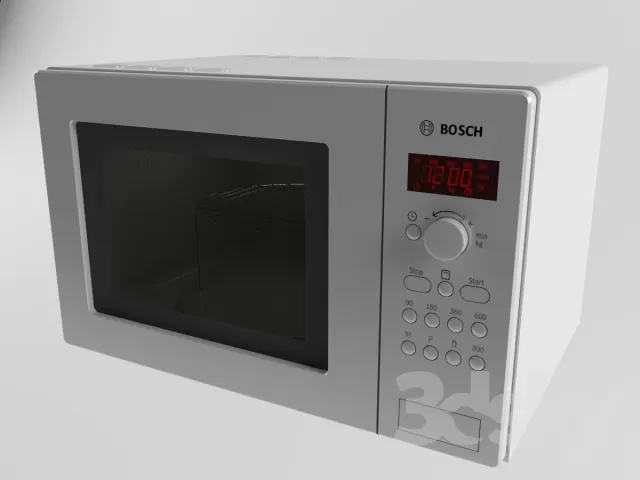 3DSKYFREE – KITCHEN - MICROWAVE 3DS MAX MODELS