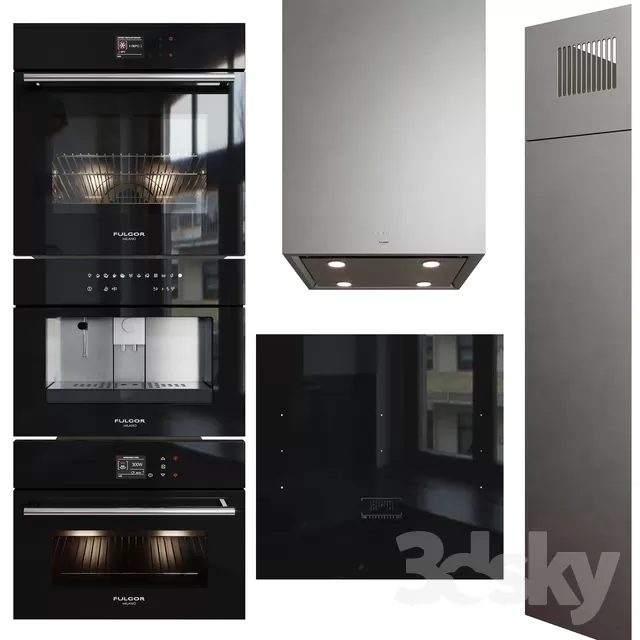 3DSKYFREE – KITCHEN - OVEN 3DS MAX MODELS