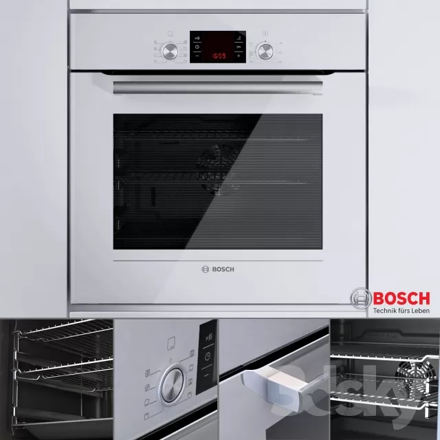 3DSKYFREE – KITCHEN - OVEN 3DS MAX MODELS