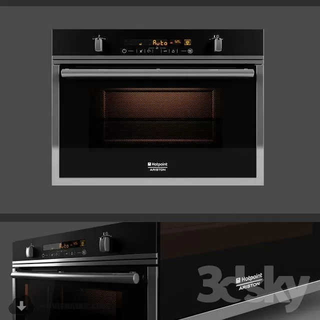 3DSKYFREE – KITCHEN - OVEN 3DS MAX MODELS