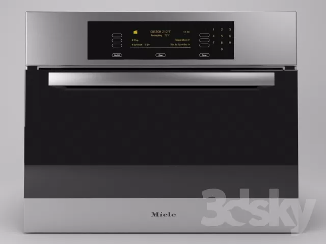 3DSKYFREE – KITCHEN - OVEN 3DS MAX MODELS