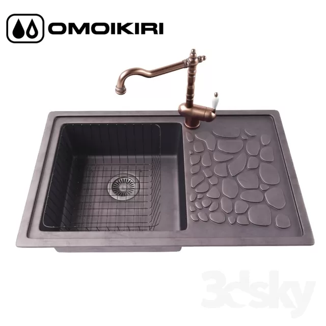 3DSKYFREE – KITCHEN - SINK 3DS MAX MODELS