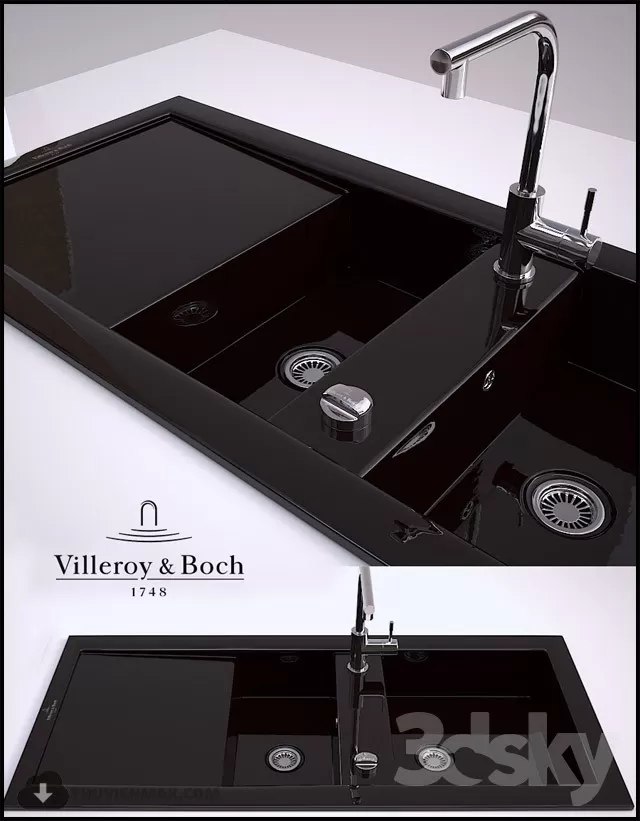 KITCHEN - SINK 3D MODELS