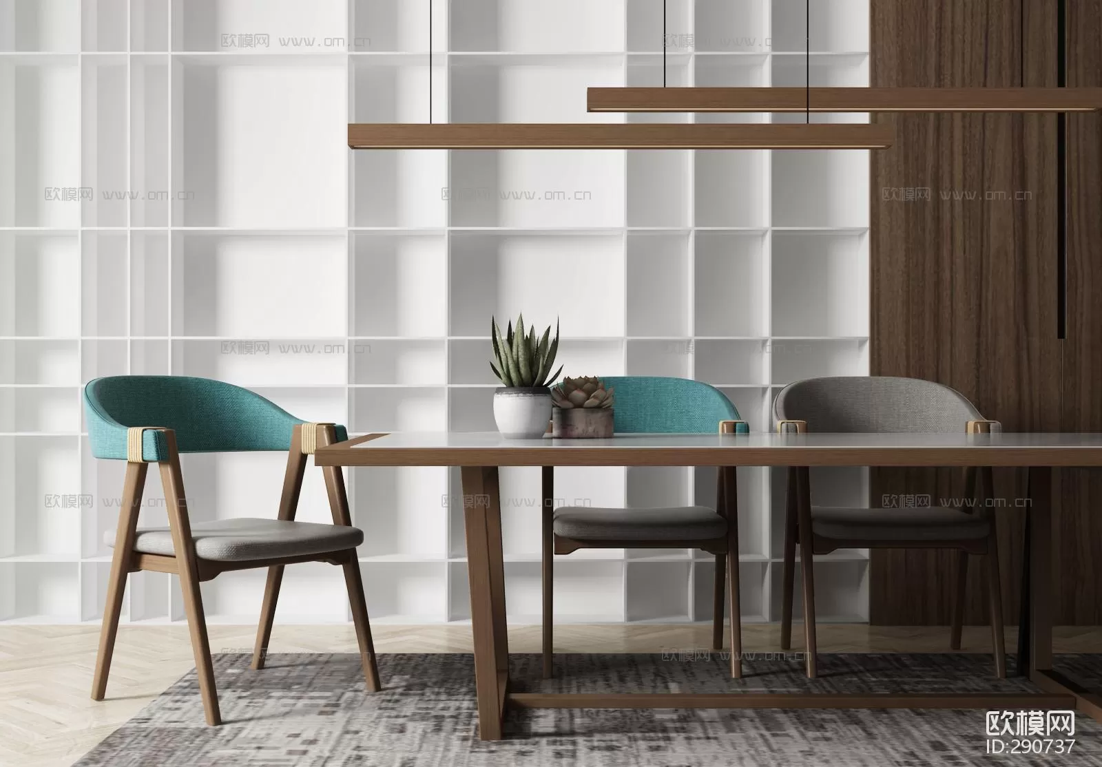 3DSKYFREE – KITCHEN - TABLE SET 3DS MAX MODELS