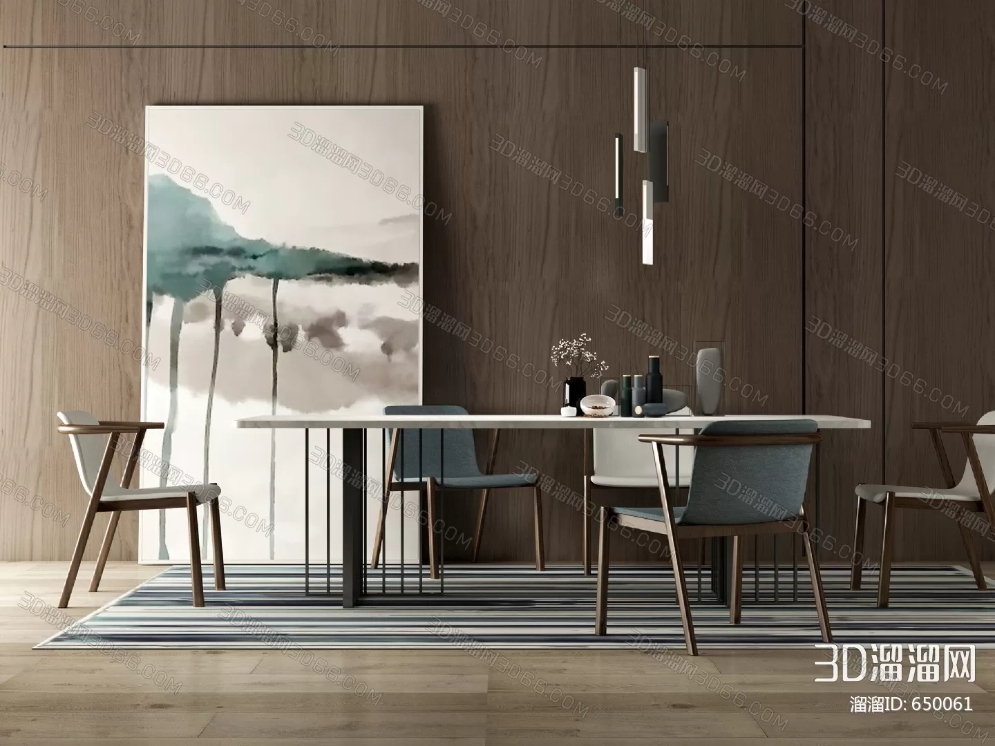 KITCHEN - TABLE SET 3D MODELS