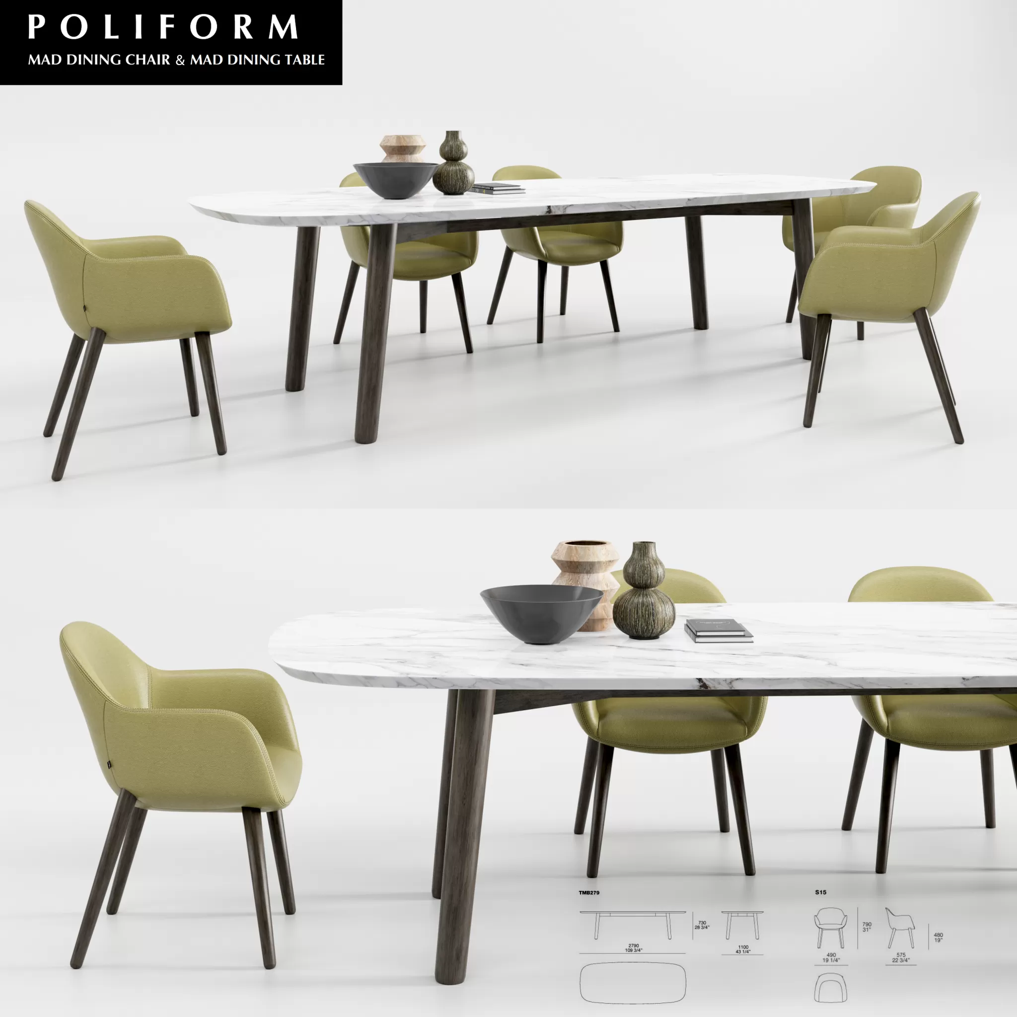 DECOR HELPER – KITCHEN – TABLE SET 3D MODELS – 175