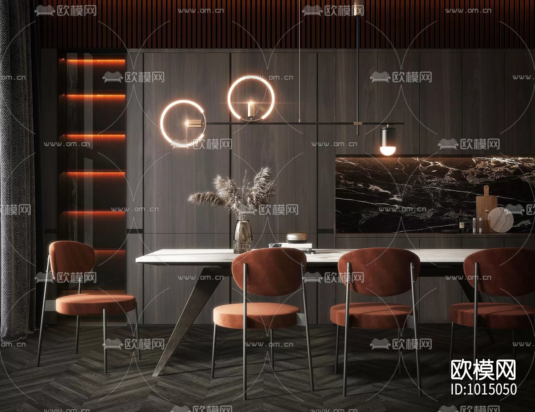 KITCHEN - TABLE SET 3D MODELS
