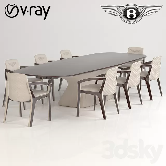 DECOR HELPER – KITCHEN – TABLE SET 3D MODELS – 181