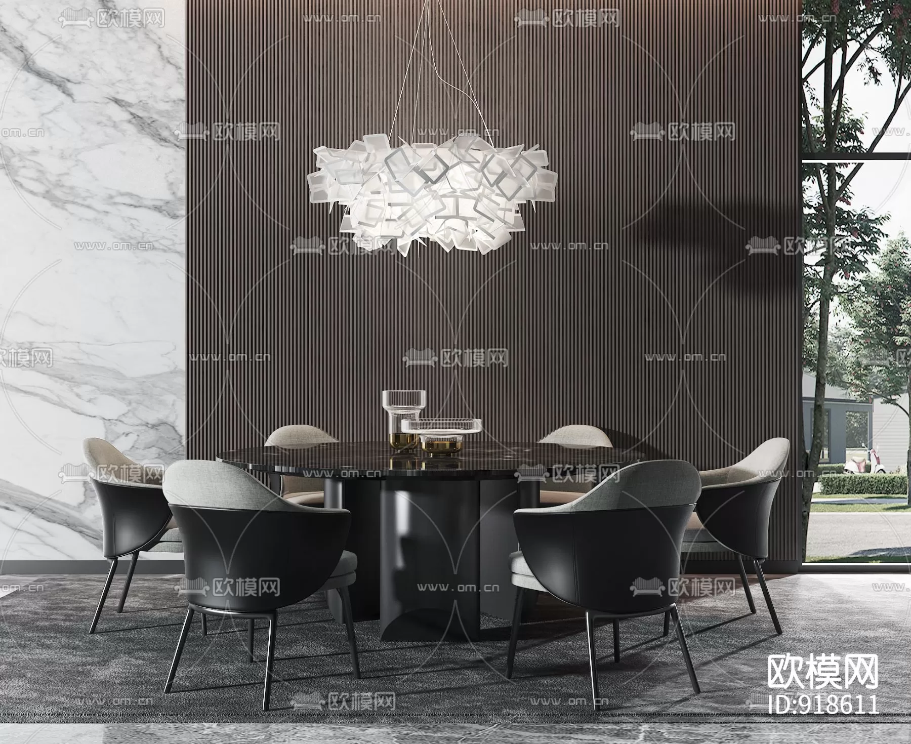 3DSKYFREE – KITCHEN - TABLE SET 3DS MAX MODELS