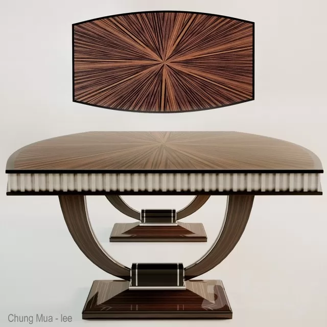 3DSKYFREE – KITCHEN - TABLE SET 3DS MAX MODELS