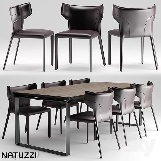 KITCHEN - TABLE SET 3D MODELS