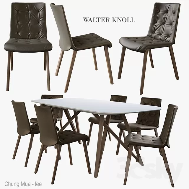 3DSKYFREE – KITCHEN - TABLE SET 3DS MAX MODELS