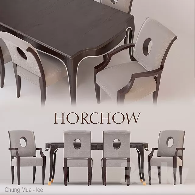 3DSKYFREE – KITCHEN - TABLE SET 3DS MAX MODELS