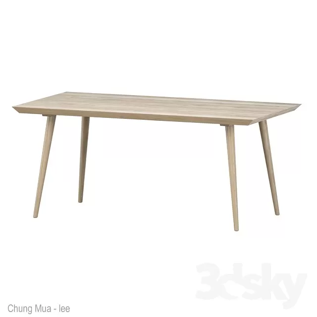 3DSKYFREE – KITCHEN - TABLE SET 3DS MAX MODELS