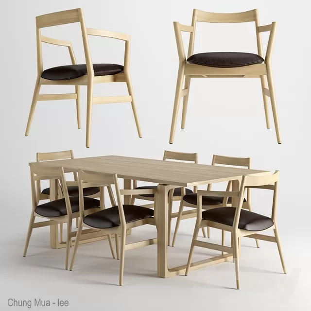 KITCHEN - TABLE SET 3D MODELS