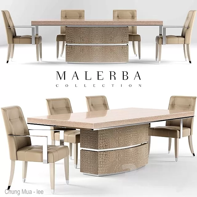 3DSKYFREE – KITCHEN - TABLE SET 3DS MAX MODELS