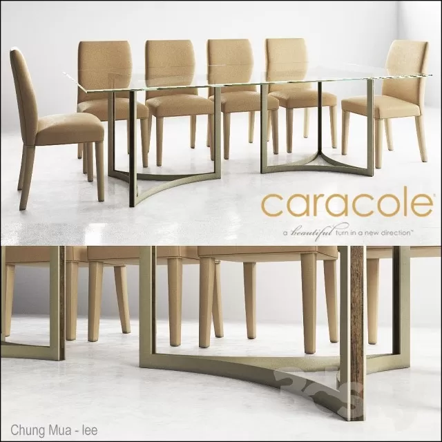 DECOR HELPER – KITCHEN – TABLE SET 3D MODELS – 380