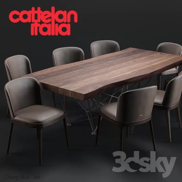 KITCHEN - TABLE SET 3D MODELS