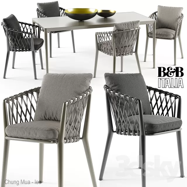 KITCHEN - TABLE SET 3D MODELS