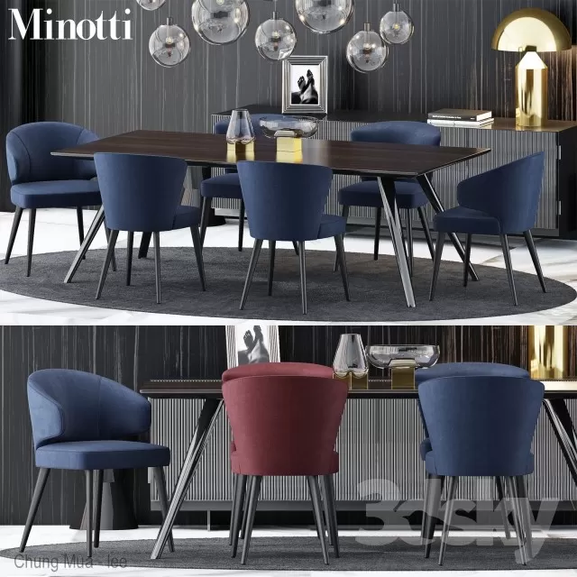 KITCHEN - TABLE SET 3D MODELS