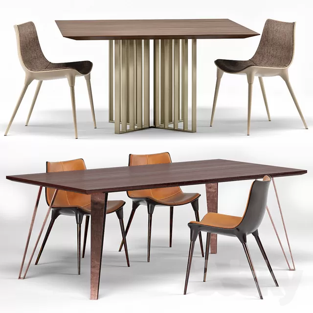 DECOR HELPER – KITCHEN – TABLE SET 3D MODELS – 43
