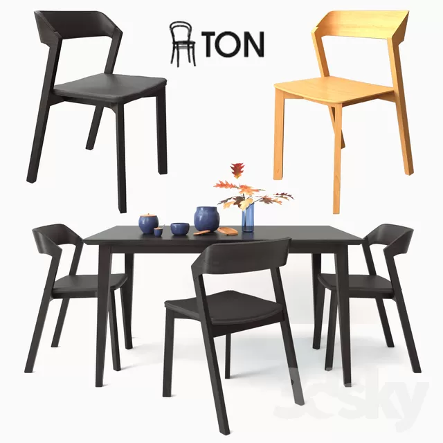 DECOR HELPER – KITCHEN – TABLE SET 3D MODELS – 50