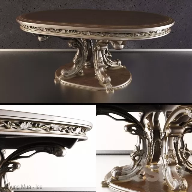DECOR HELPER – KITCHEN – TABLE SET – CIRCLE 3D MODELS – 165