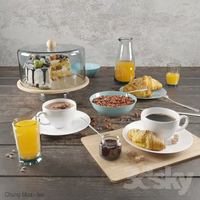 KITCHEN - TABLEWARE 3D MODELS