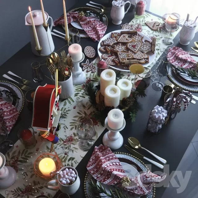 KITCHEN - TABLEWARE 3D MODELS