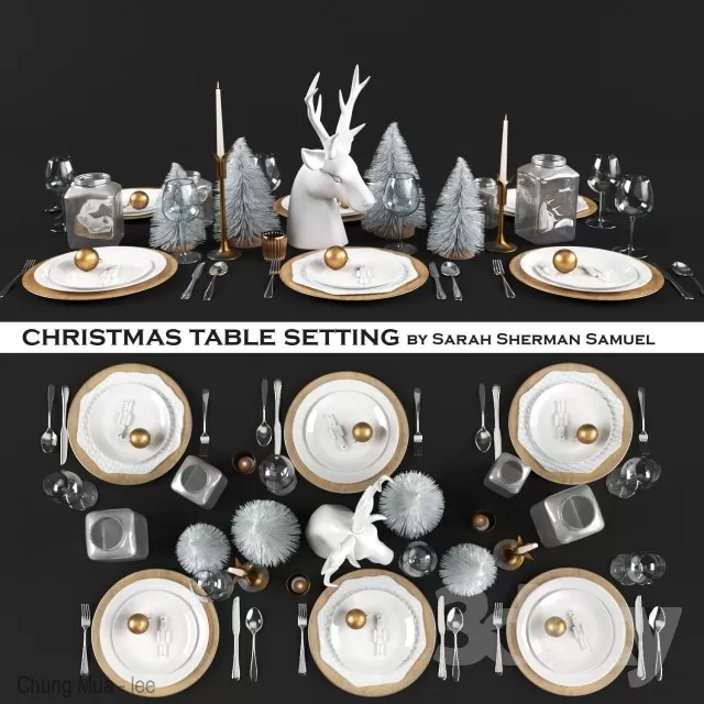 3DSKYFREE – KITCHEN - TABLEWARE 3DS MAX MODELS