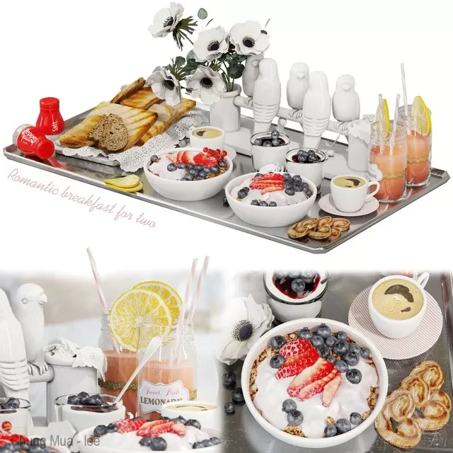 3DSKYFREE – KITCHEN - TABLEWARE 3DS MAX MODELS