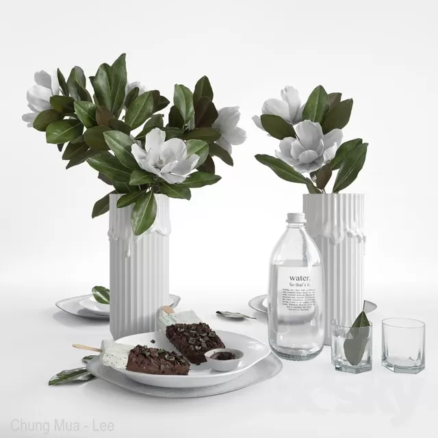 3DSKYFREE – KITCHEN - TABLEWARE 3DS MAX MODELS