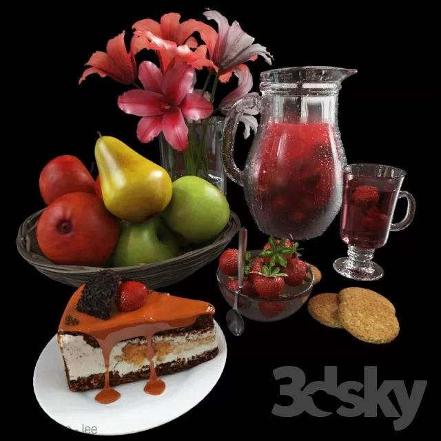 KITCHEN - TABLEWARE 3D MODELS
