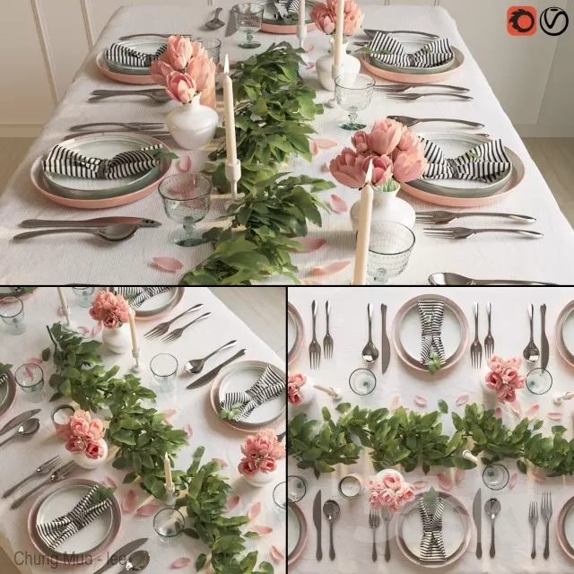 KITCHEN - TABLEWARE 3D MODELS