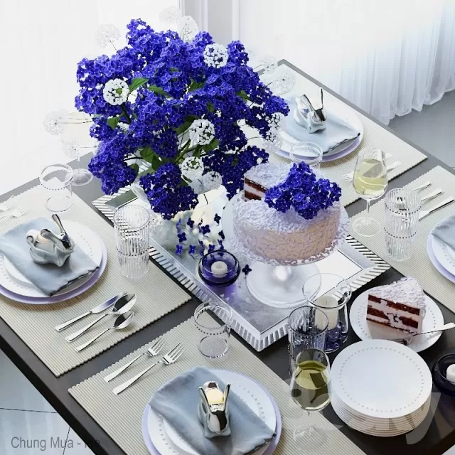 3DSKYFREE – KITCHEN - TABLEWARE 3DS MAX MODELS