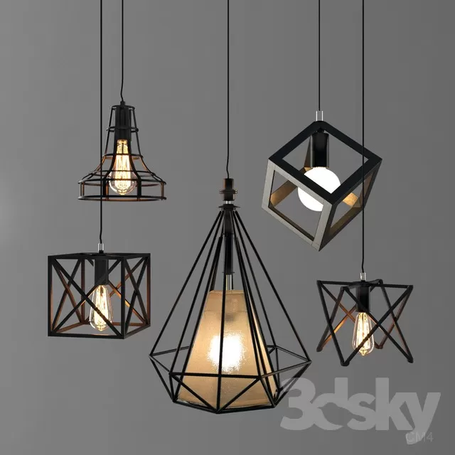 DECOR HELPER – LIGHT – CEILING 3D MODELS – 146