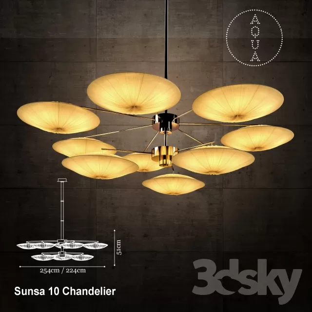 3DSKYFREE – LIGHT - CEILING 3DS MAX MODELS