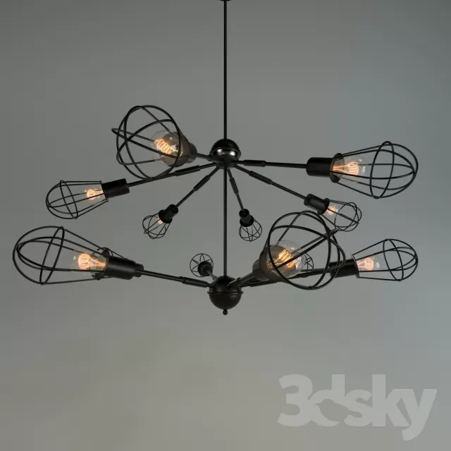 3DSKYFREE – LIGHT - CEILING 3DS MAX MODELS