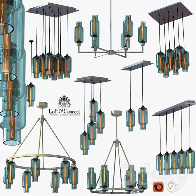 LIGHT - CEILING 3D MODELS