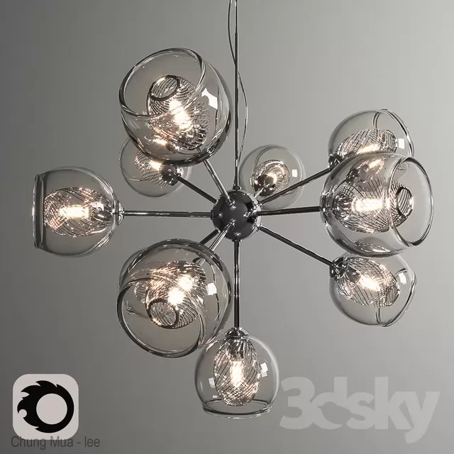 3DSKYFREE – LIGHT - CEILING 3DS MAX MODELS