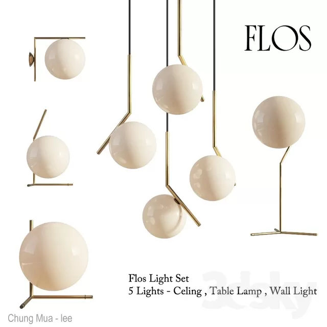 3DSKYFREE – LIGHT - CEILING 3DS MAX MODELS